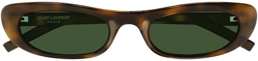 YVES SAINT LAURENT SL 557 Shade Occhiali, Havana-Havana-Verde, 70 Donna