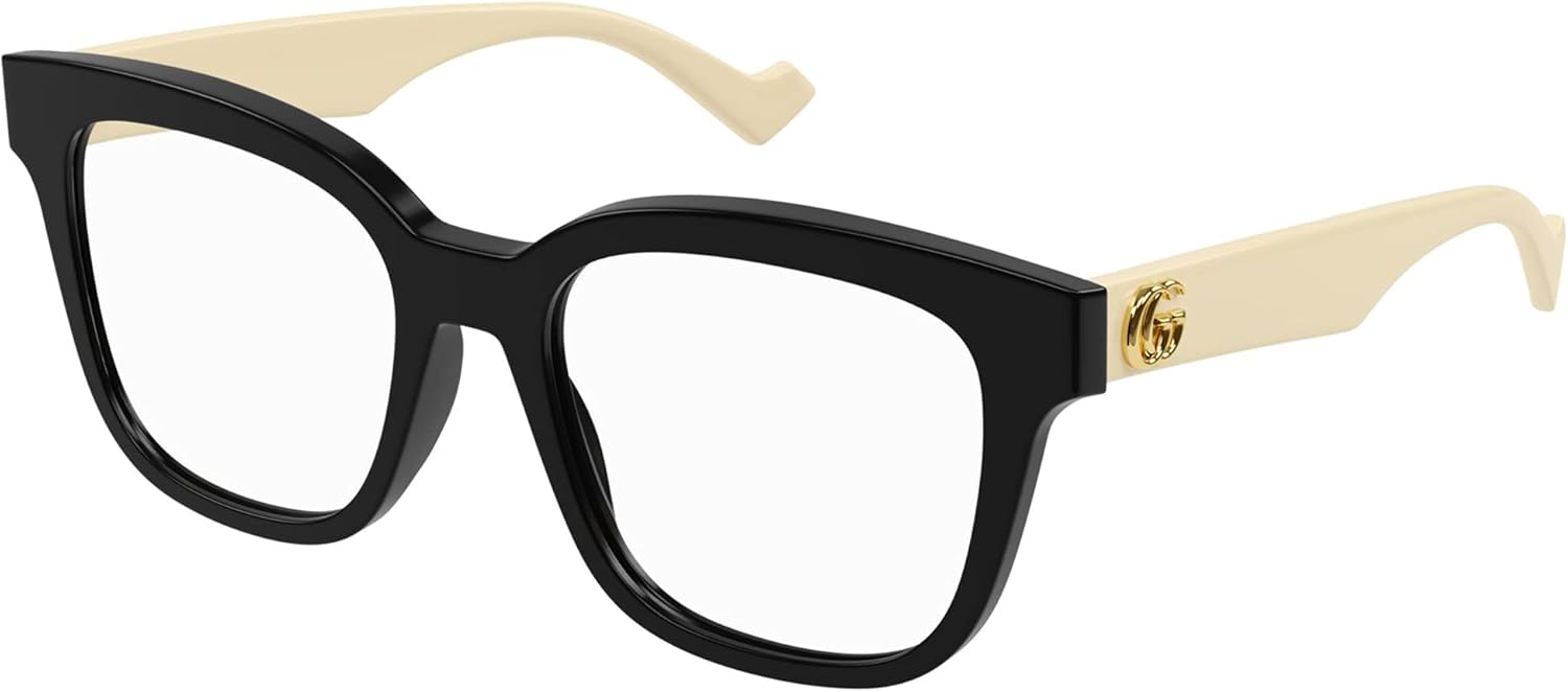 Gucci Montatura GG0958O Black Ivory 52/18/145 donna