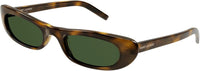 YVES SAINT LAURENT SL 557 Shade Occhiali, Havana-Havana-Verde, 70 Donna