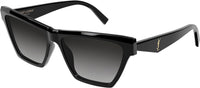 Saint Laurent Occhiali da Sole SL M103 Black/Grey Shaded 58/15/145 donna